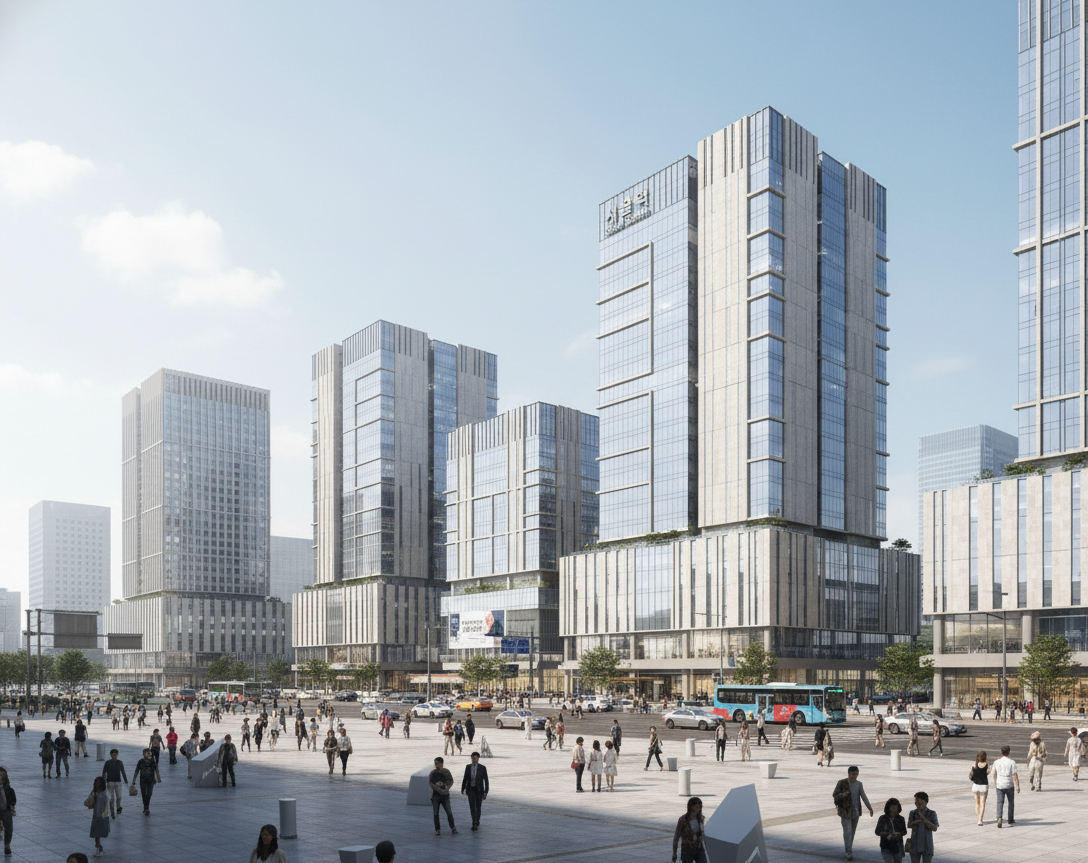 서울역 재개발 조감도